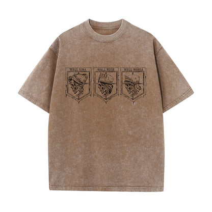 Anime Attack On Titan Cotton Oversize Tshirt