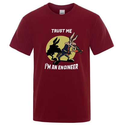 Trust Me Im An Engineer Pure Cotton Vintage T-Shirt