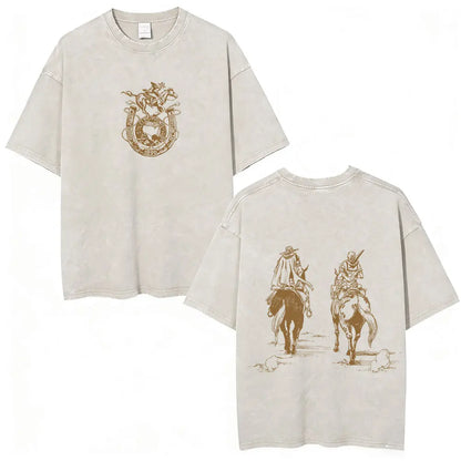 Anime Jojo Bizarre Adventure STEEL BALL RUN Manga Casual T-shirt