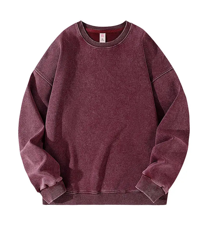 Men's American Style Loose Casual Long Sleeve Sweatshirt