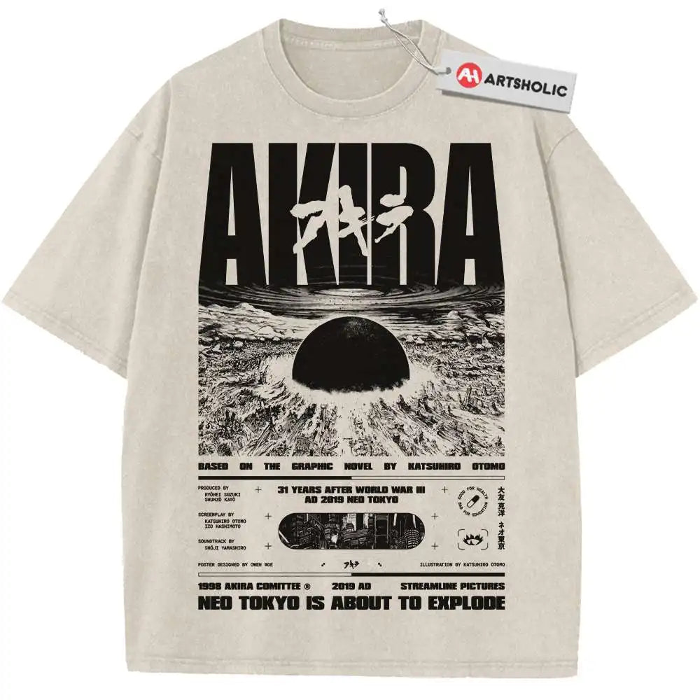 Hot Manga Akira Cotton Oversized T Shirt