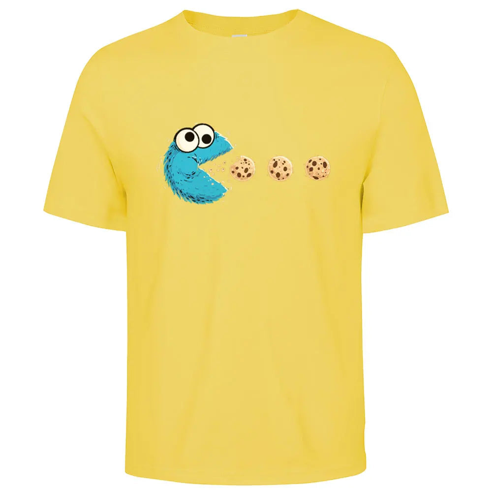 Funny NomNom-Cookie Cotton Casual T Shirt