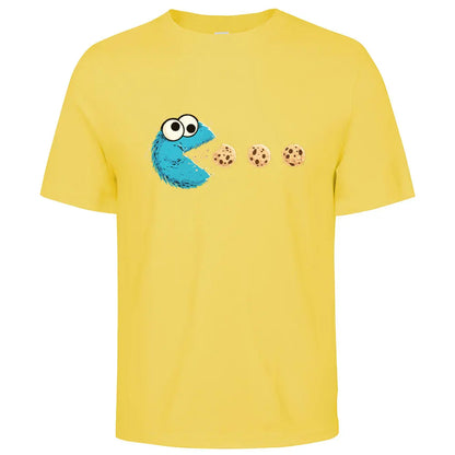 Funny NomNom-Cookie Cotton Casual T Shirt