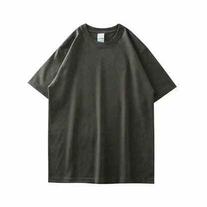 Dukeen 280g Oversized Heavyweight Cotton Solid Color T Shirt