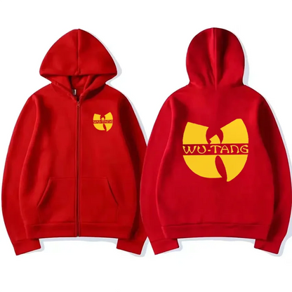 Hip Hop Wu Clan T-tangs Graphics Hoodie Zip Up