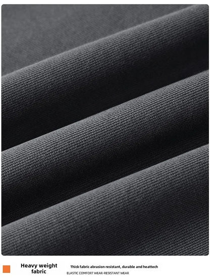 Thickened Fleece Loose Fit Cotton Polyester Sweatshirt