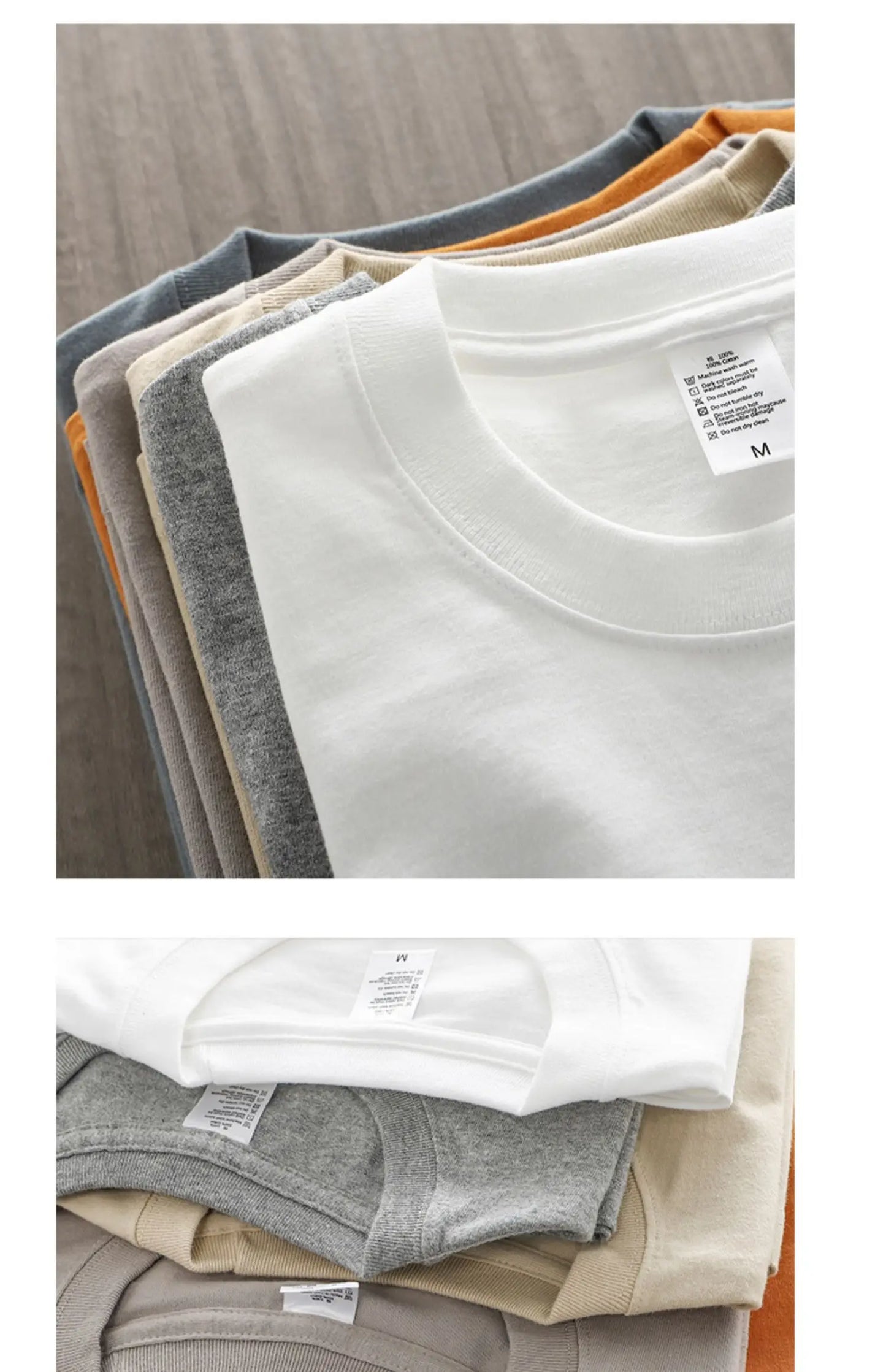 Dukeen 280g Oversized Heavyweight Cotton Solid Color T Shirt