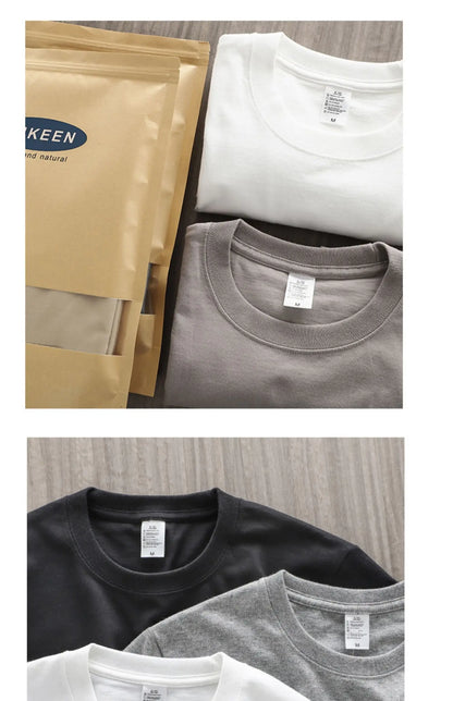 Dukeen 280g Oversized Heavyweight Cotton Solid Color T Shirt