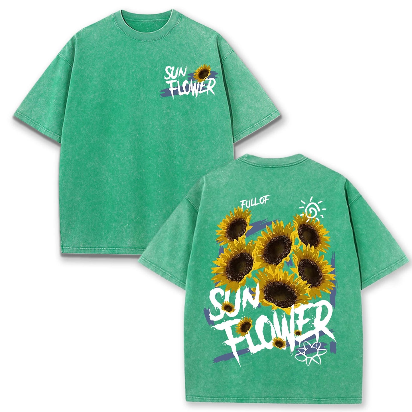 Lift Is Good Beautiful Sunflower Print T Shirts