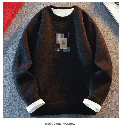Sweater Thick Fleece Knitted Pullovers / Sweatshirt