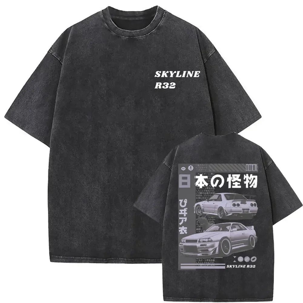 Anime Initial D Fujiwara Takumi Casual Oversized T-shirts