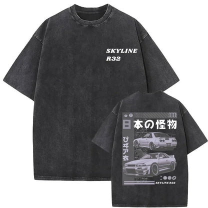 Anime Initial D Fujiwara Takumi Casual Oversized T-shirts