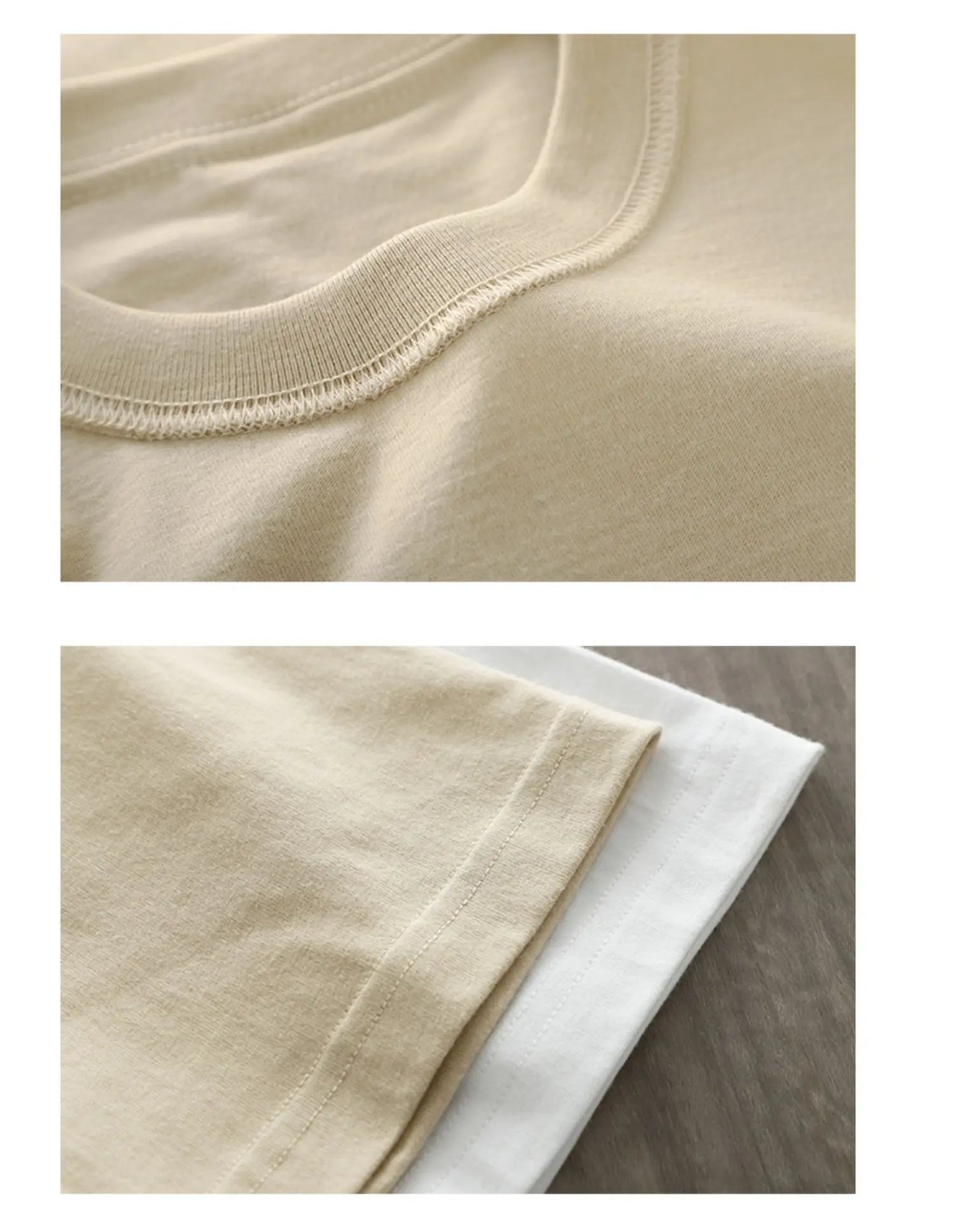 Dukeen 280g Oversized Heavyweight Cotton Solid Color T Shirt