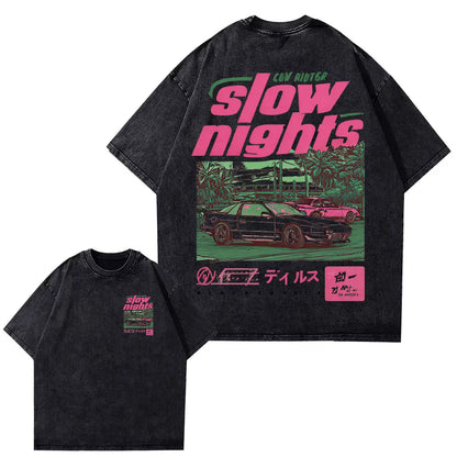T200 Graphic Cotton Oversize T-shirts