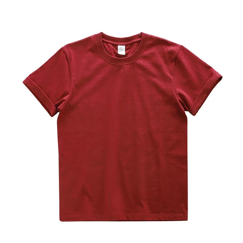 Dukeen 280g Oversized Heavyweight Cotton Solid Color T Shirt