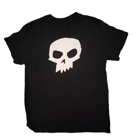 Minimalist Skull Graphic Casual T-Shirt