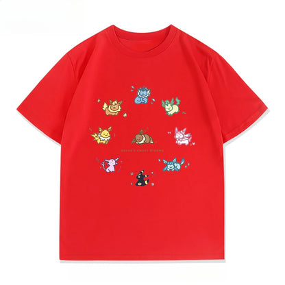 Poteemiel Pokémon Cartoon Anime T-Shirt