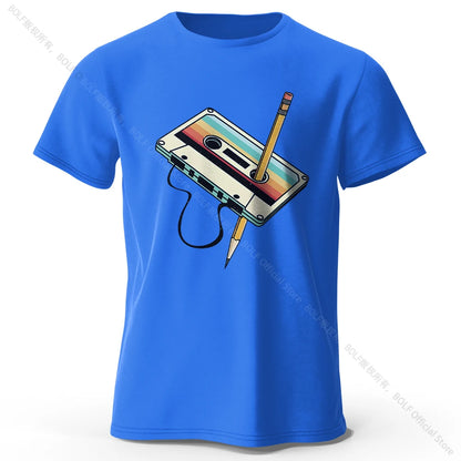 Cotton Printed T-Shirt, Soft Round Neck Tee
