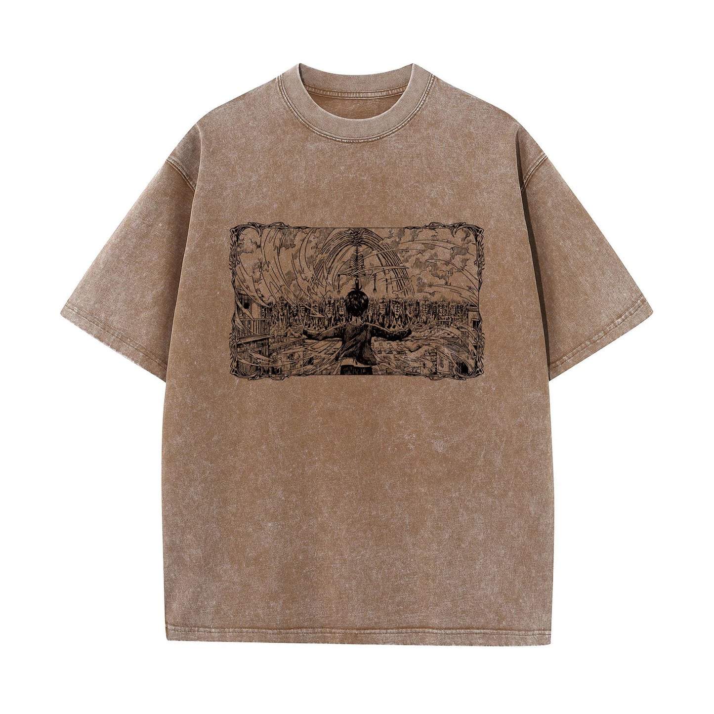 Anime Attack On Titan Cotton Oversize Tshirt
