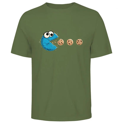 Funny NomNom-Cookie Cotton Casual T Shirt