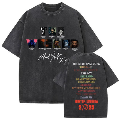 The Weeknd XO Tour 2025 Vintage T-Shirts