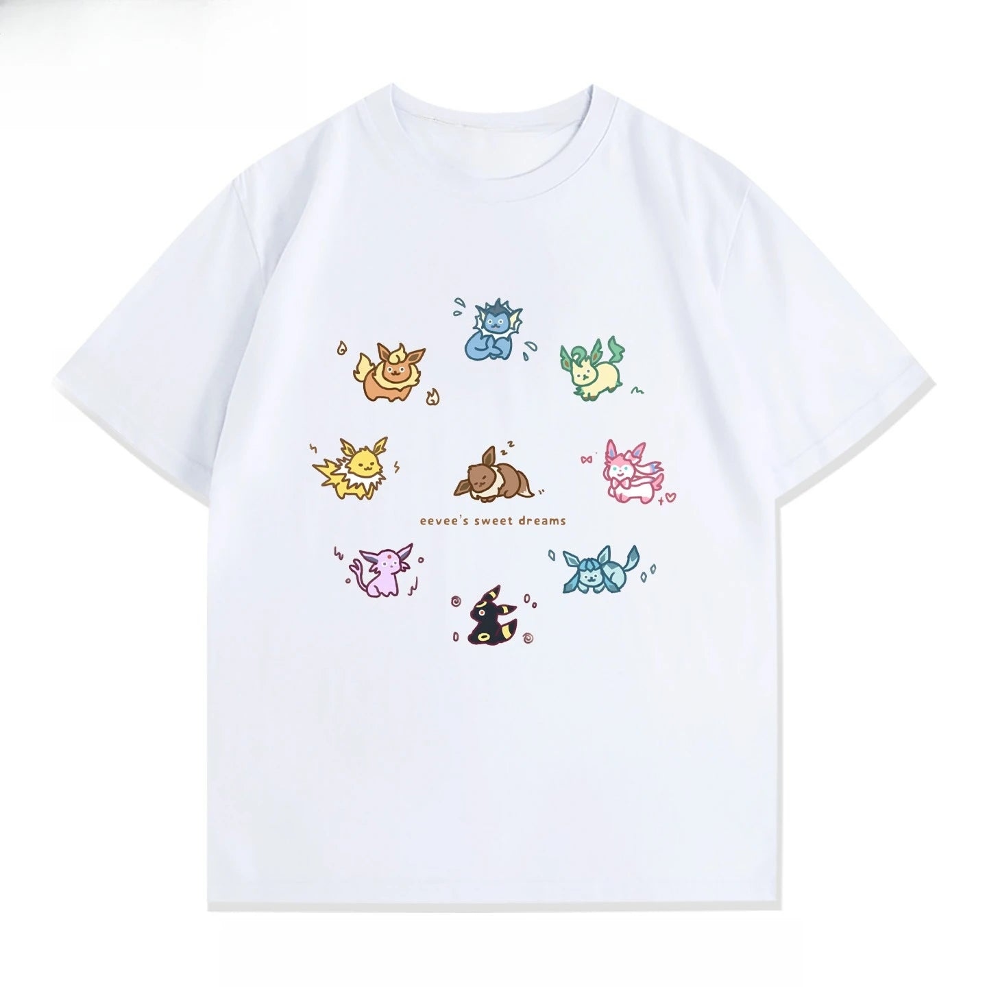 Poteemiel Pokémon Cartoon Anime T-Shirt