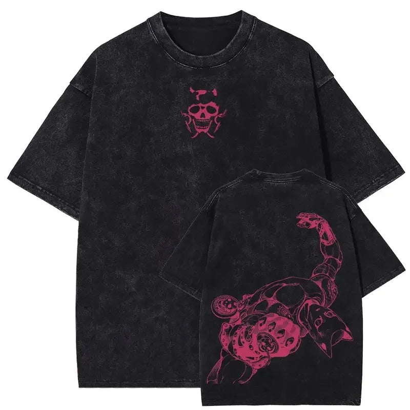 Kira Yoshikage Killer Queen Anime Cotton T Shirt