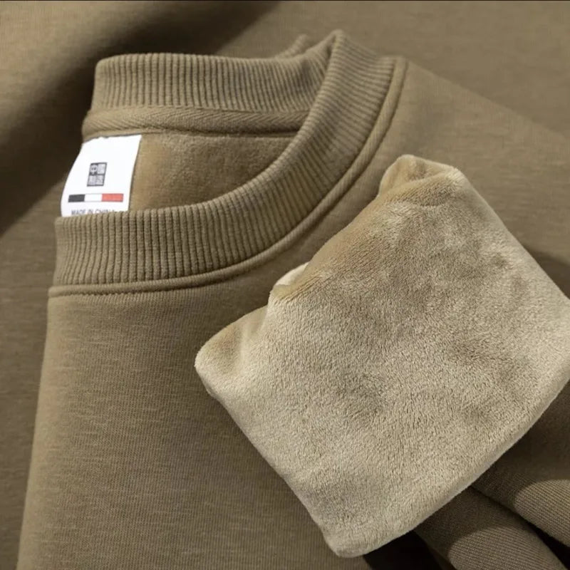Heavyweight Plush Fleece Thickened Oversized Sweatshirt