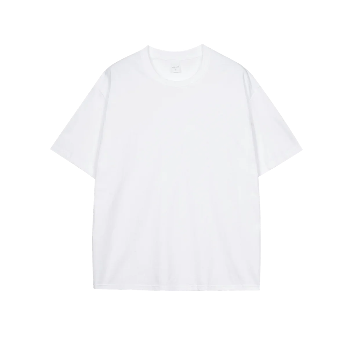 210g Cotton Solid Color Oversize Casual Tshirt 5XL