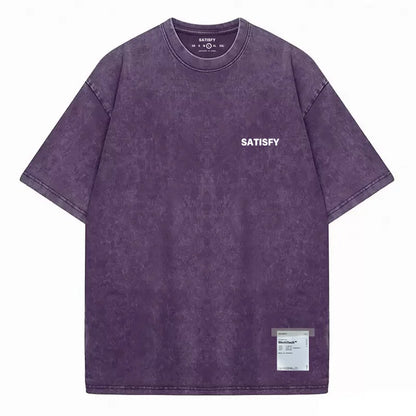Trendy SATISFY Pure Cotton Casual Loose Fit T-shirt