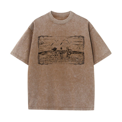 Anime Attack On Titan Cotton Oversize Tshirt