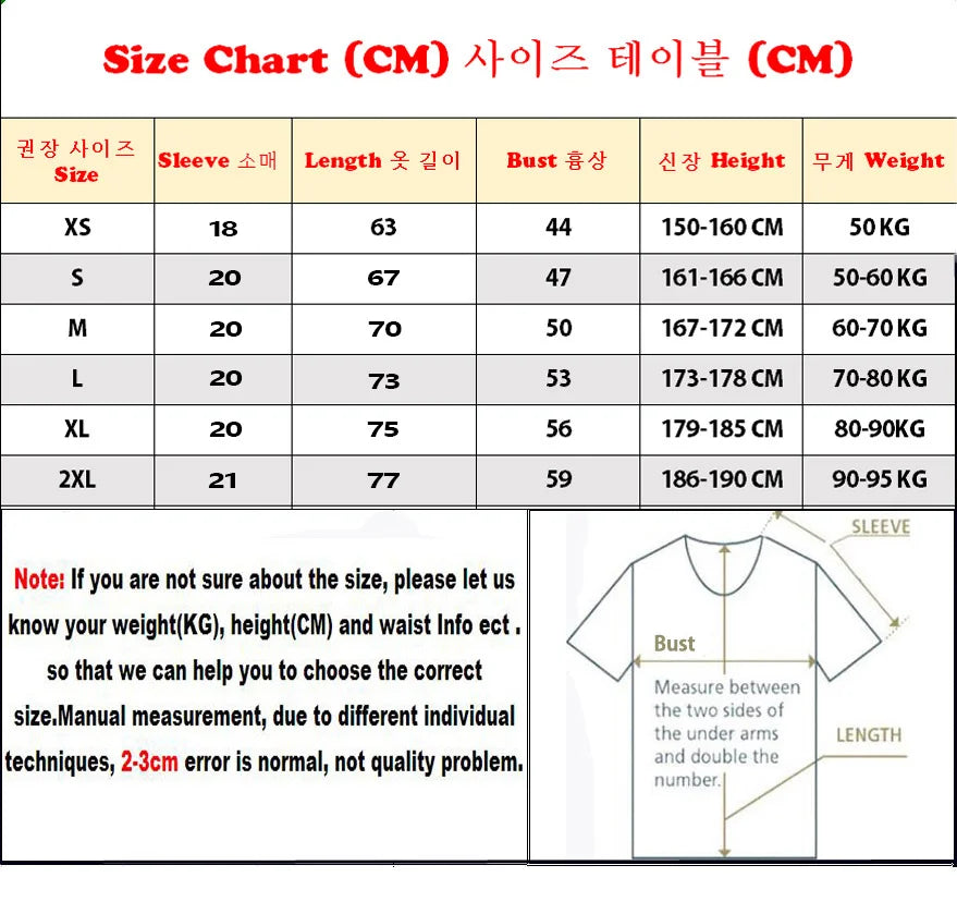 Korean Style Cotton O-Neck T-shirt