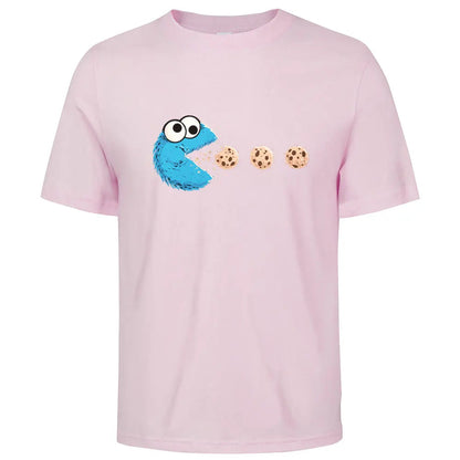 Funny NomNom-Cookie Cotton Casual T Shirt