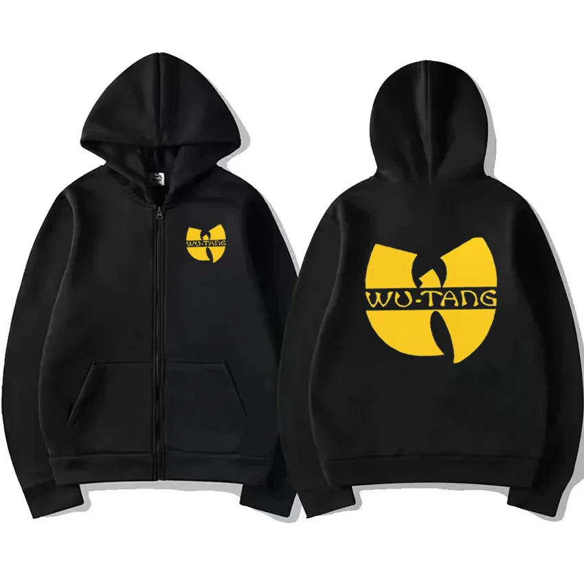 Hip Hop Wu Clan T-tangs Graphics Hoodie Zip Up