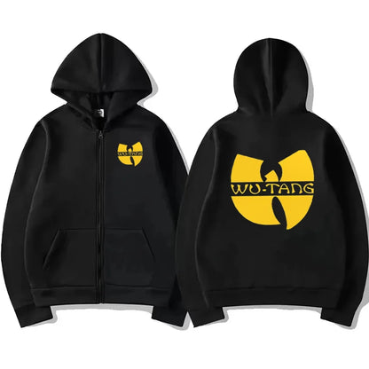 Hip Hop Wu Clan T-tangs Graphics Hoodie Zip Up