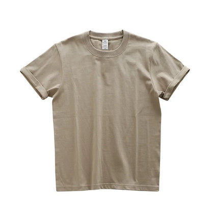 Dukeen 280g Oversized Heavyweight Cotton Solid Color T Shirt