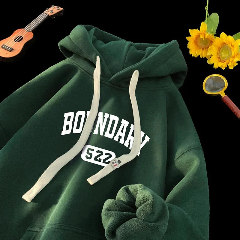 New Retro Casual High Street Hoodies Oversized