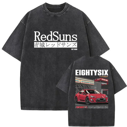 Anime Initial D Fujiwara Takumi Casual Oversized T-shirts