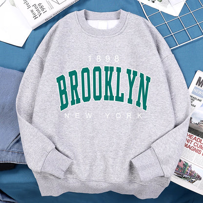 1898 Brooklyn New York Pullover Fleece Sweatshirt