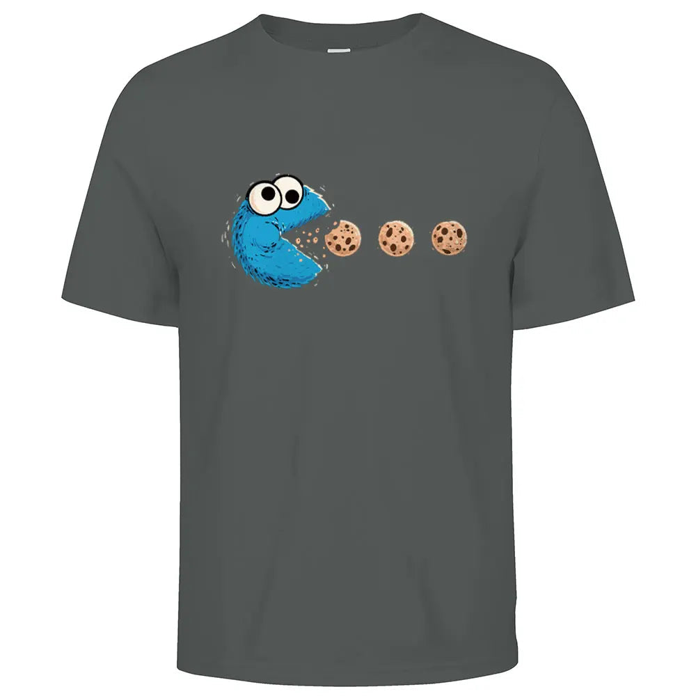 Funny NomNom-Cookie Cotton Casual T Shirt