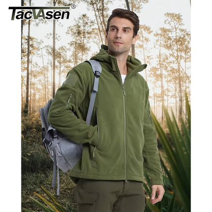 Tacvasen Coats Fleece Zip Up Jackets