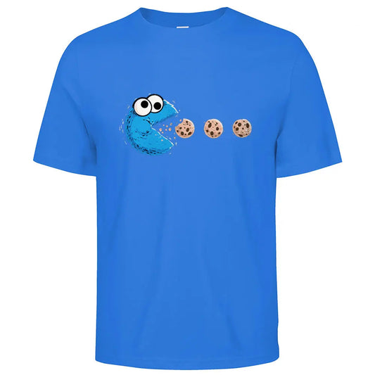 Funny NomNom-Cookie Cotton Casual T Shirt