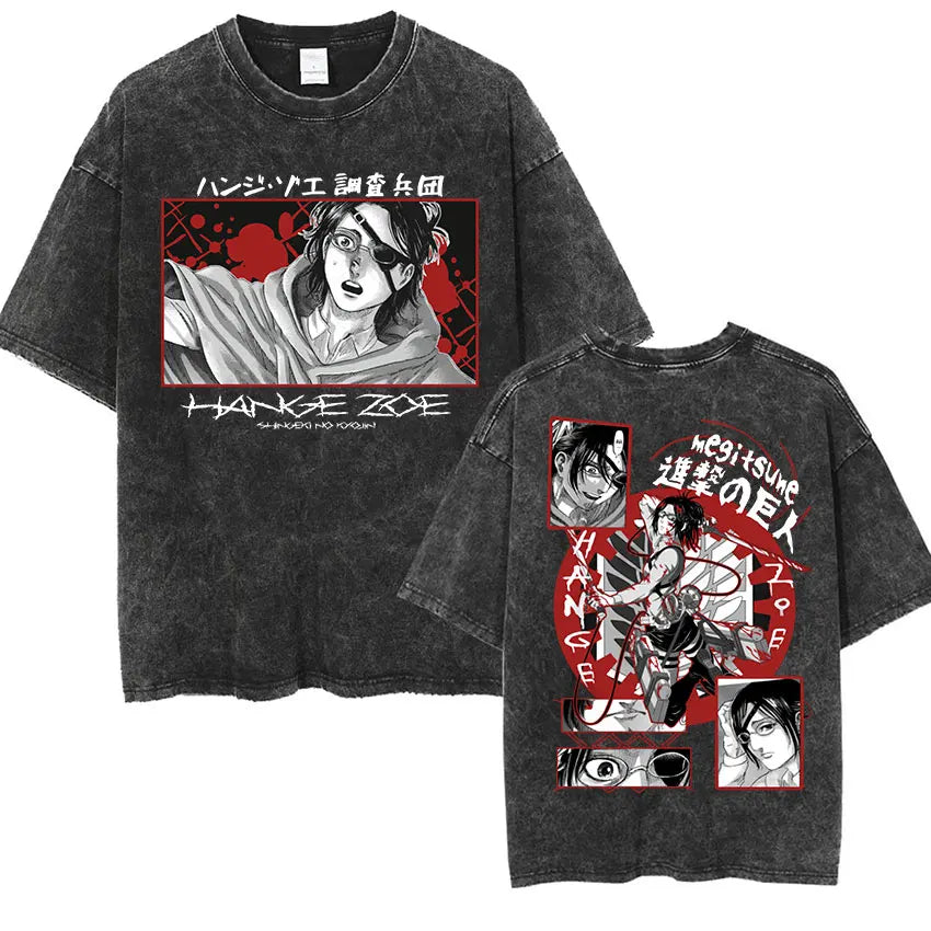 Mikasa Ackerman Eren Jaeger Wings of Freedom Cotton T-shirts