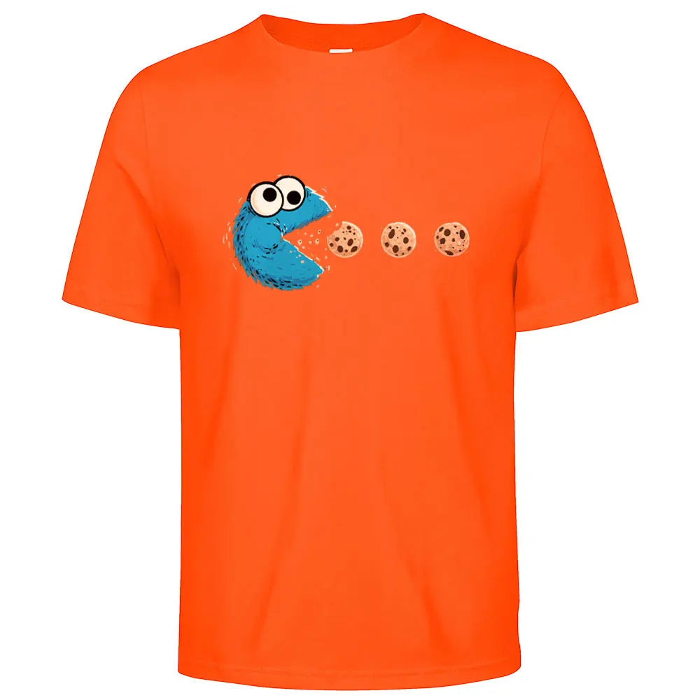Funny NomNom-Cookie Cotton Casual T Shirt
