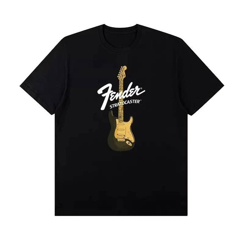 Jimi Hendrix Fender Electric Guitar T-Shirt