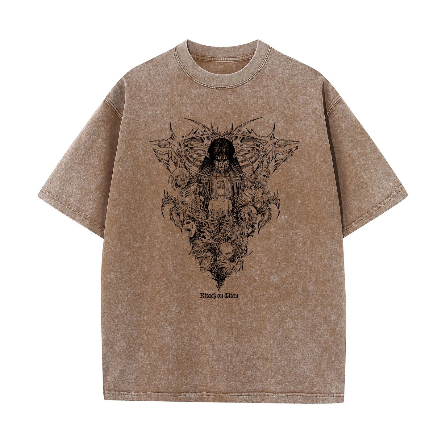 Anime Attack On Titan Cotton Oversize Tshirt