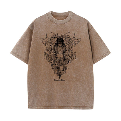Anime Attack On Titan Cotton Oversize Tshirt
