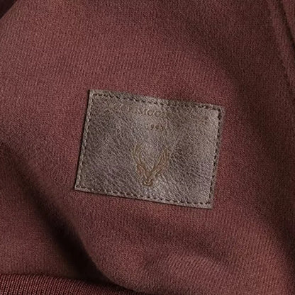 Half Zip Hoodie Vintage Heavyweight Pullover