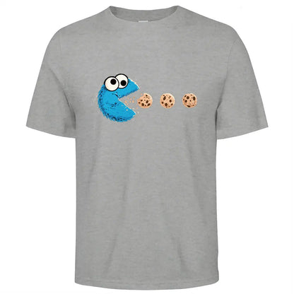 Funny NomNom-Cookie Cotton Casual T Shirt