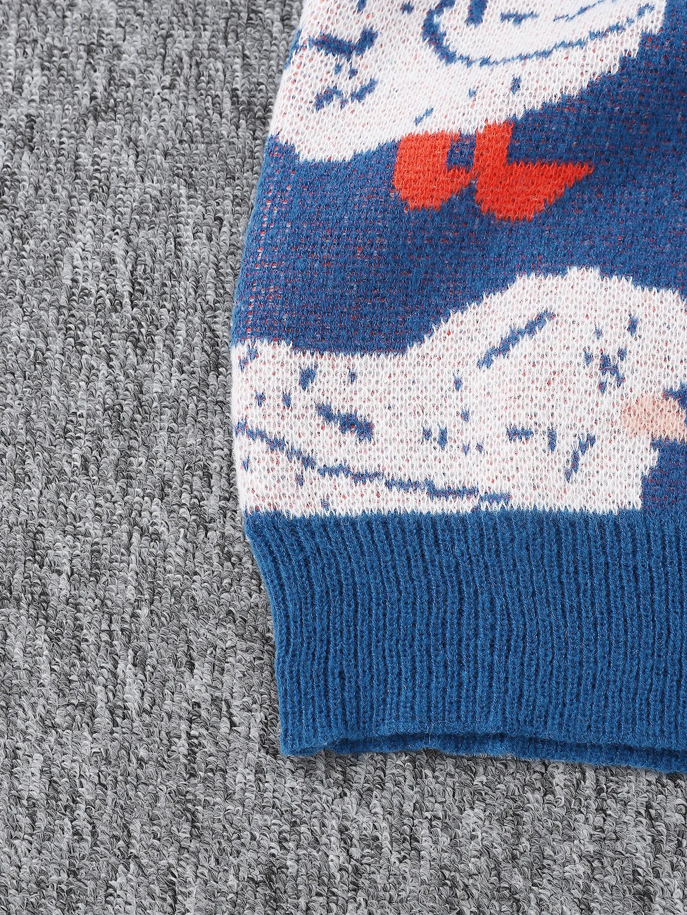 Duck Jacquard Pattern Sweater Knitted Pullover